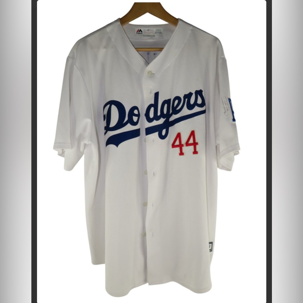 Los Angeles Dodgers Jersey #44 Hill Size: XL (Men) [F1594] Flawed